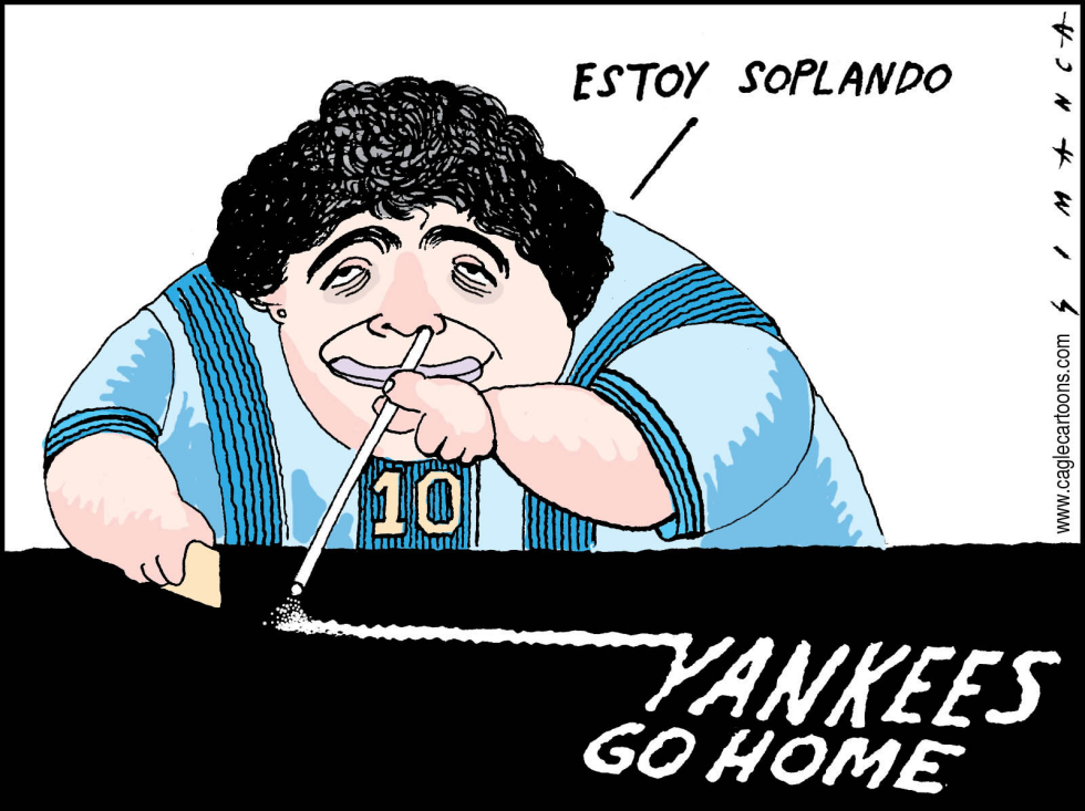  MARADONA EN MAR DEL PLATA by Osmani Simanca