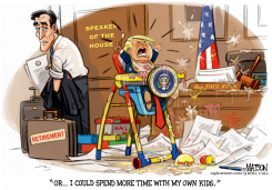 HOUSE SPEAKER RYAN TO RETIRE by R.J. Matson