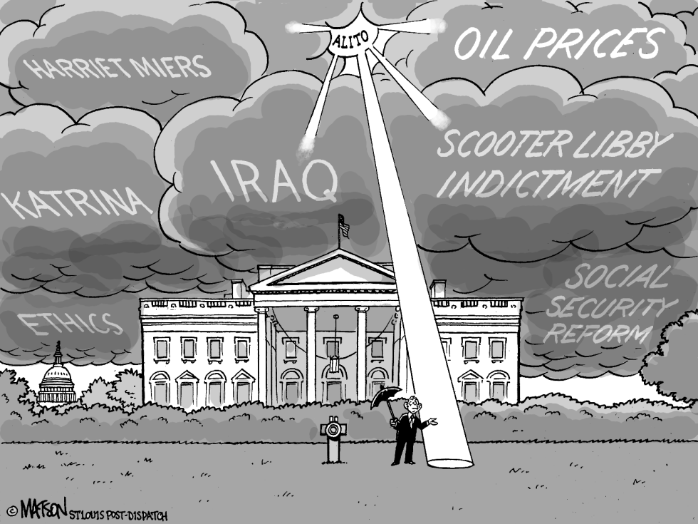 White House Storm Clouds