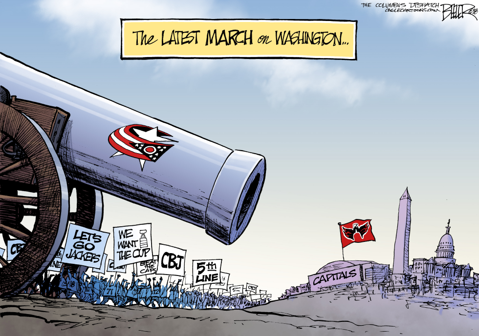  LOCAL OH CBJ VS CAPS by Nate Beeler