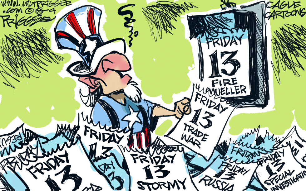  FRIDAY 13TH by Milt Priggee