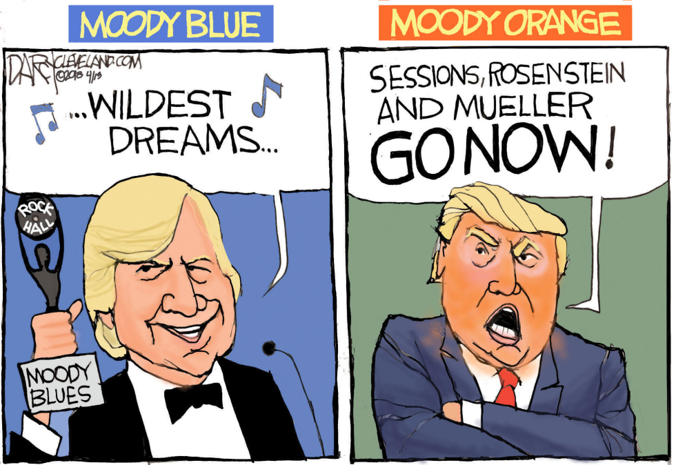 Moody Blues and Moody Trump