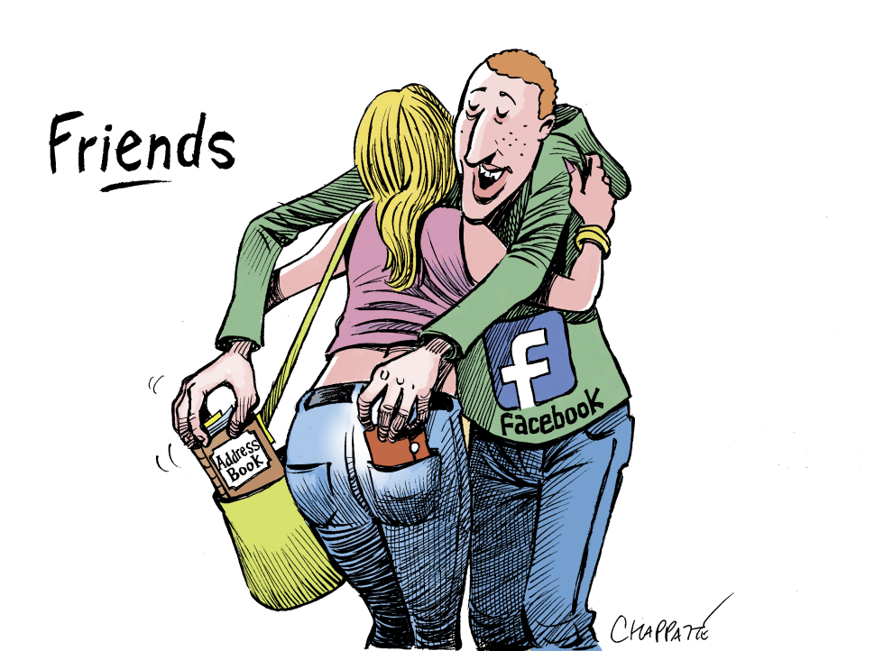  FACEBOOK AND YOU by Patrick Chappatte