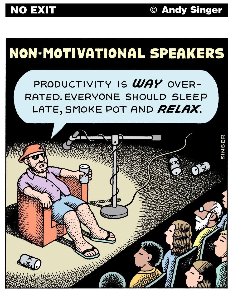 Non Motivational Speakers color version