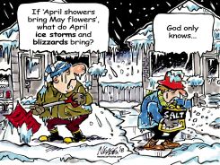APRIL ICE by Steve Nease