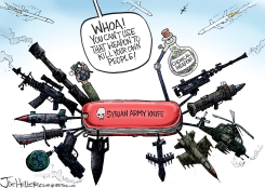 SYRIAN WEAPONS by Joe Heller