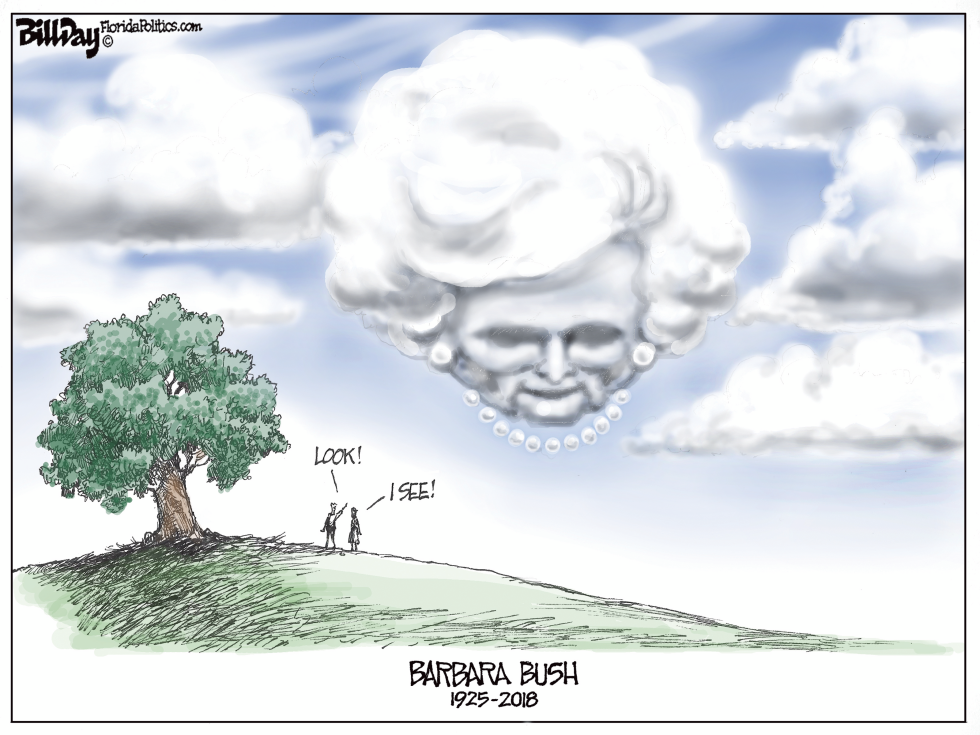  BARBARA BUSH by Bill Day