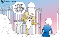 WELCOME MRS. BUSH by Bruce Plante