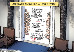 BABY IN THE SENATE by Nate Beeler