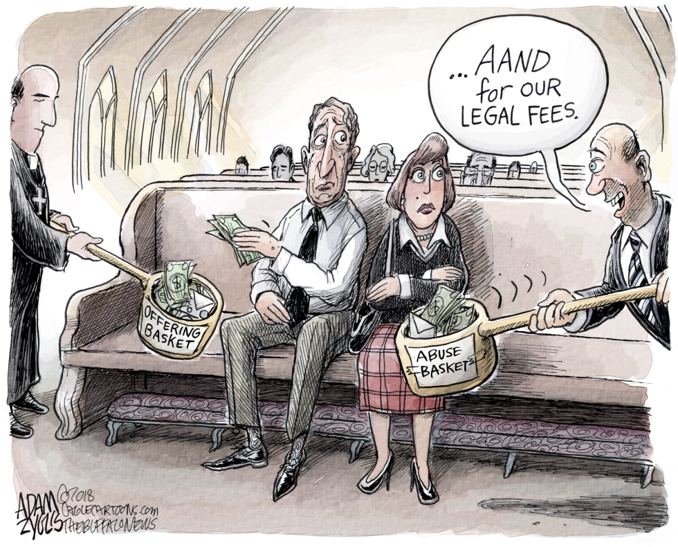  CHURCH SETTLEMENTS by Adam Zyglis