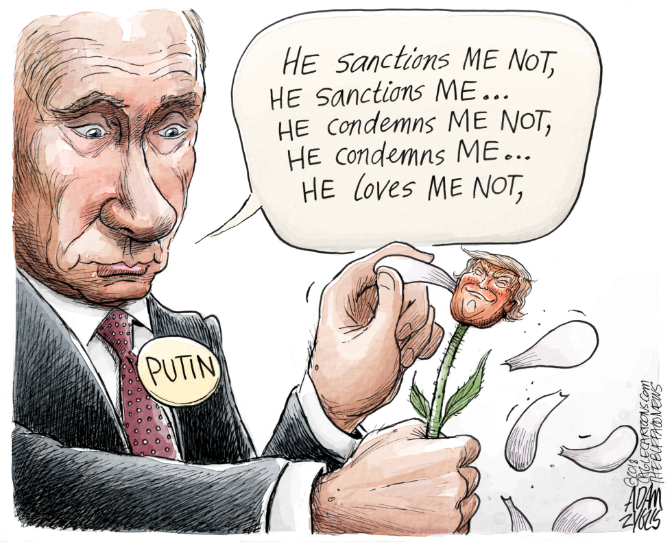  TRUMP AND PUTIN by Adam Zyglis