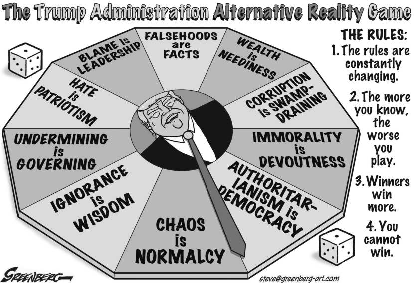 The Trump Game bw
