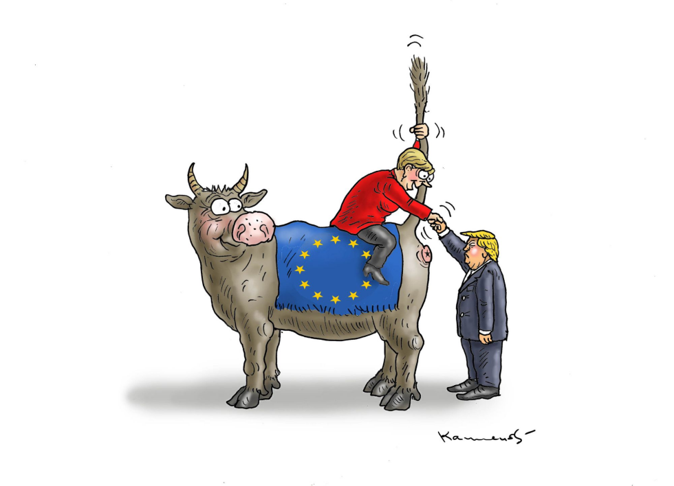 Merkel Meets Trump
