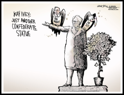 AL GOV KAY IVEY CONFEDERATE STATUE by J.D. Crowe
