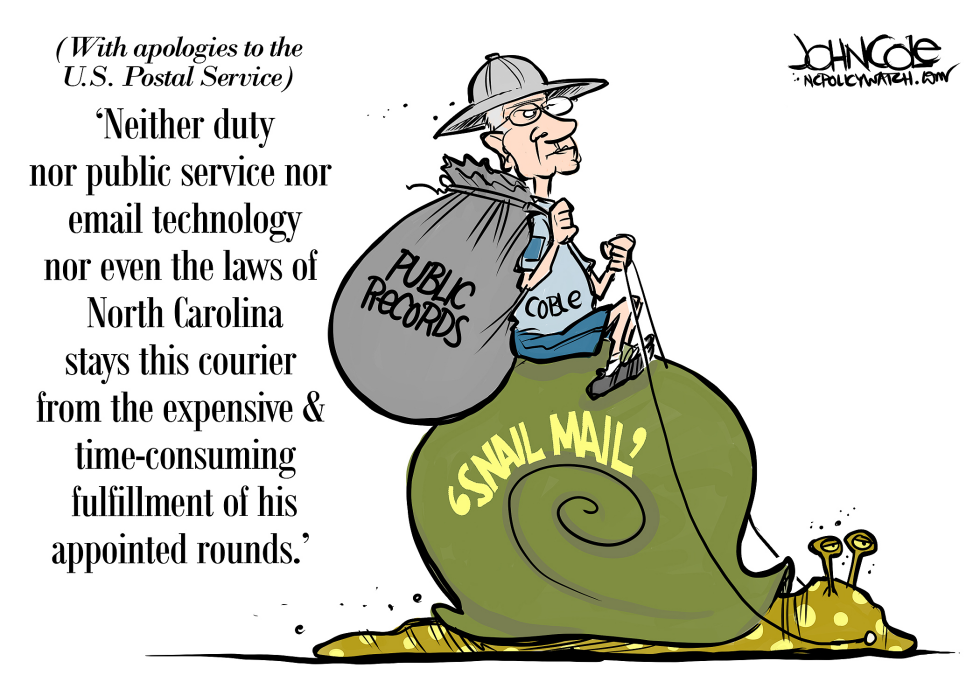 LOCAL NC Paul Coble and righttoknow