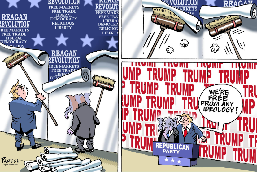 Trump and Reagan Revolution