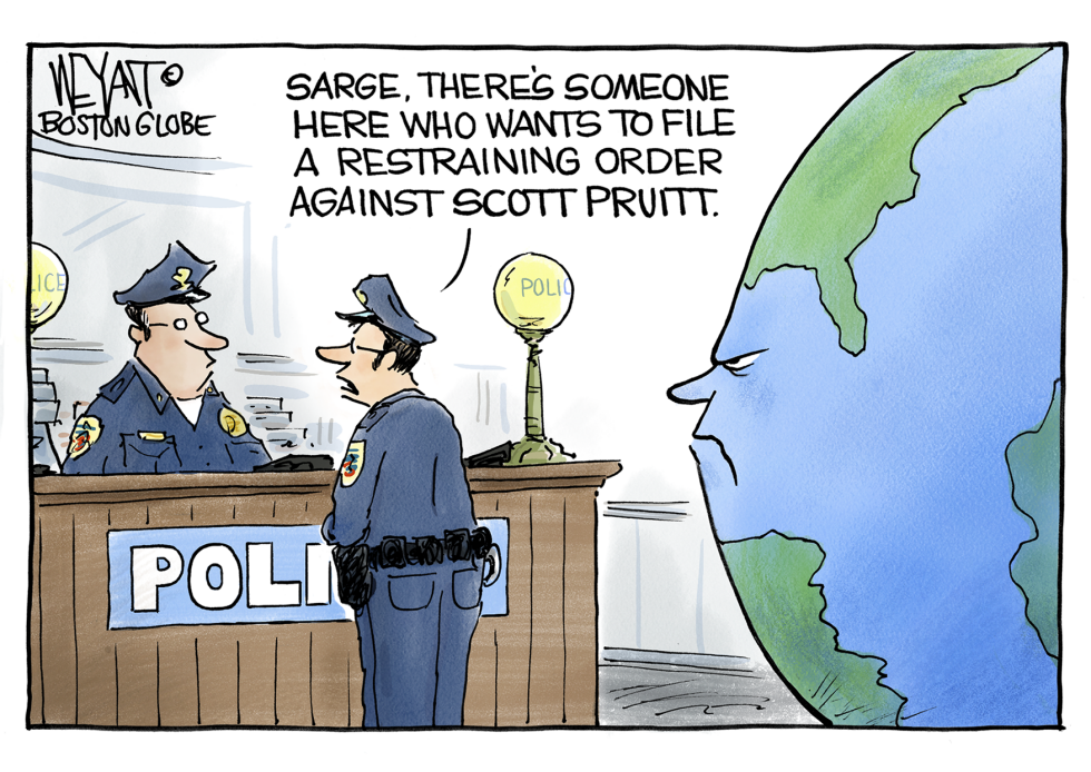 Scott Pruitt Restraining Order