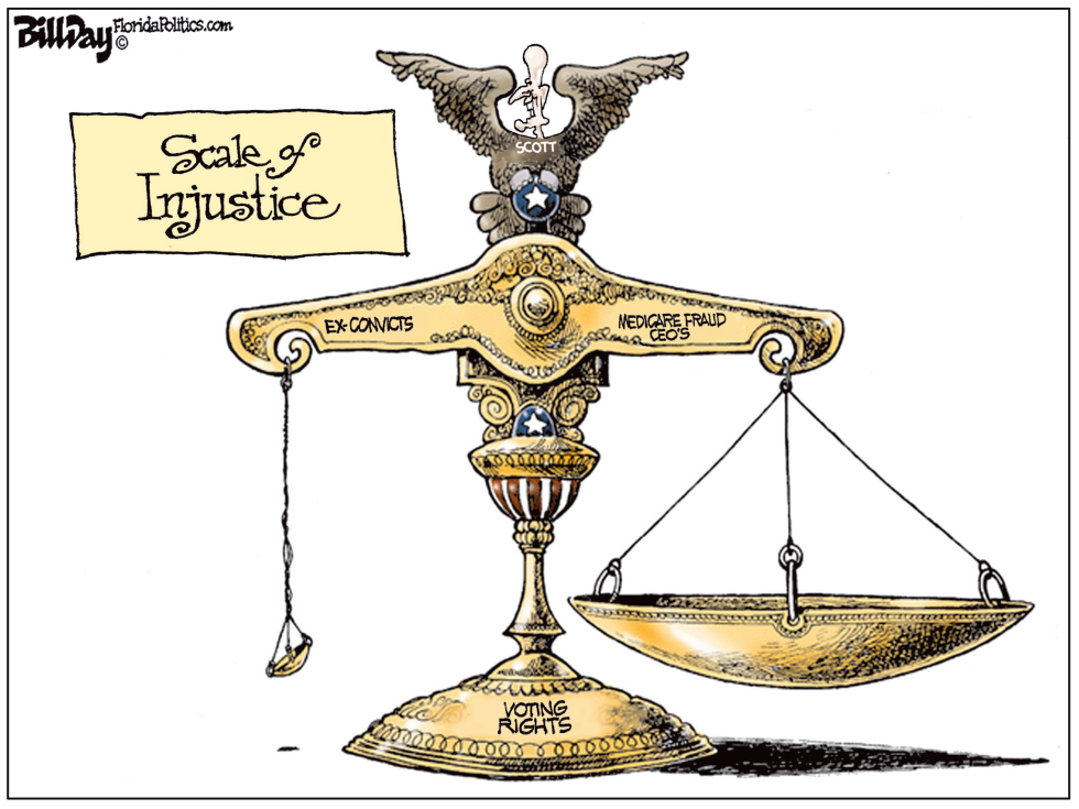  SCALE OF INJUSTICE FLORIDA by Bill Day