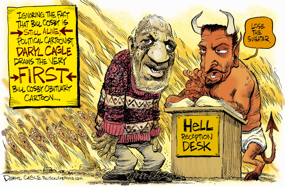  BILL COSBY REPUTATION DIES  by Daryl Cagle