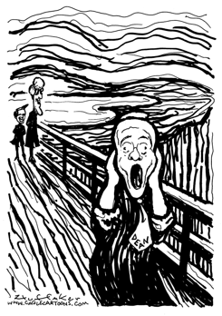 THE SCREAM by Sandy Huffaker