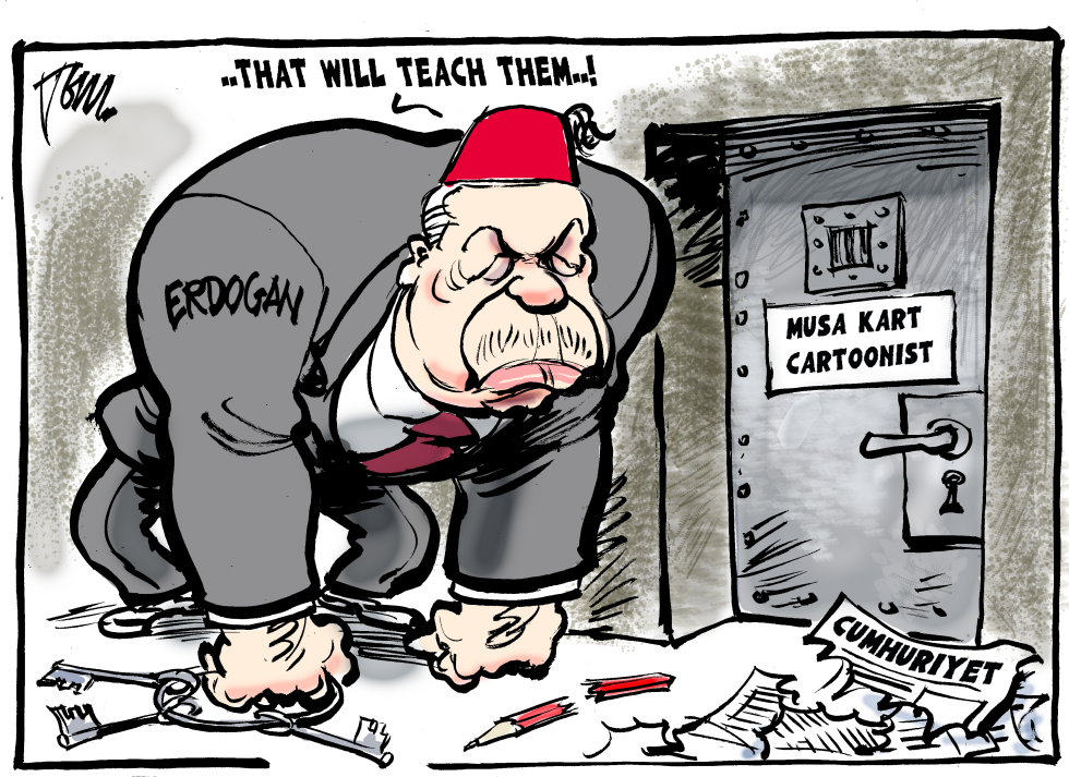 cartoonist Musa Kart in prison