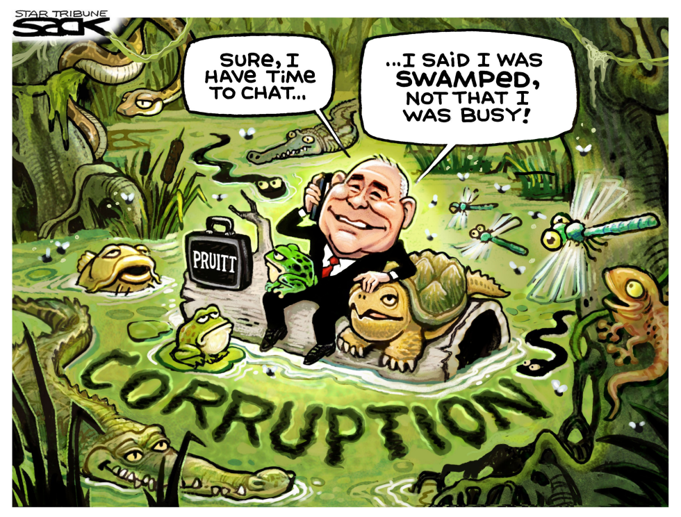 Pruitt Swamped