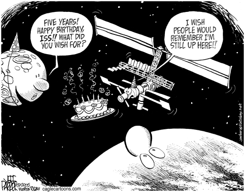 HAPPY BIRTHDAY ISS by Jeff Parker