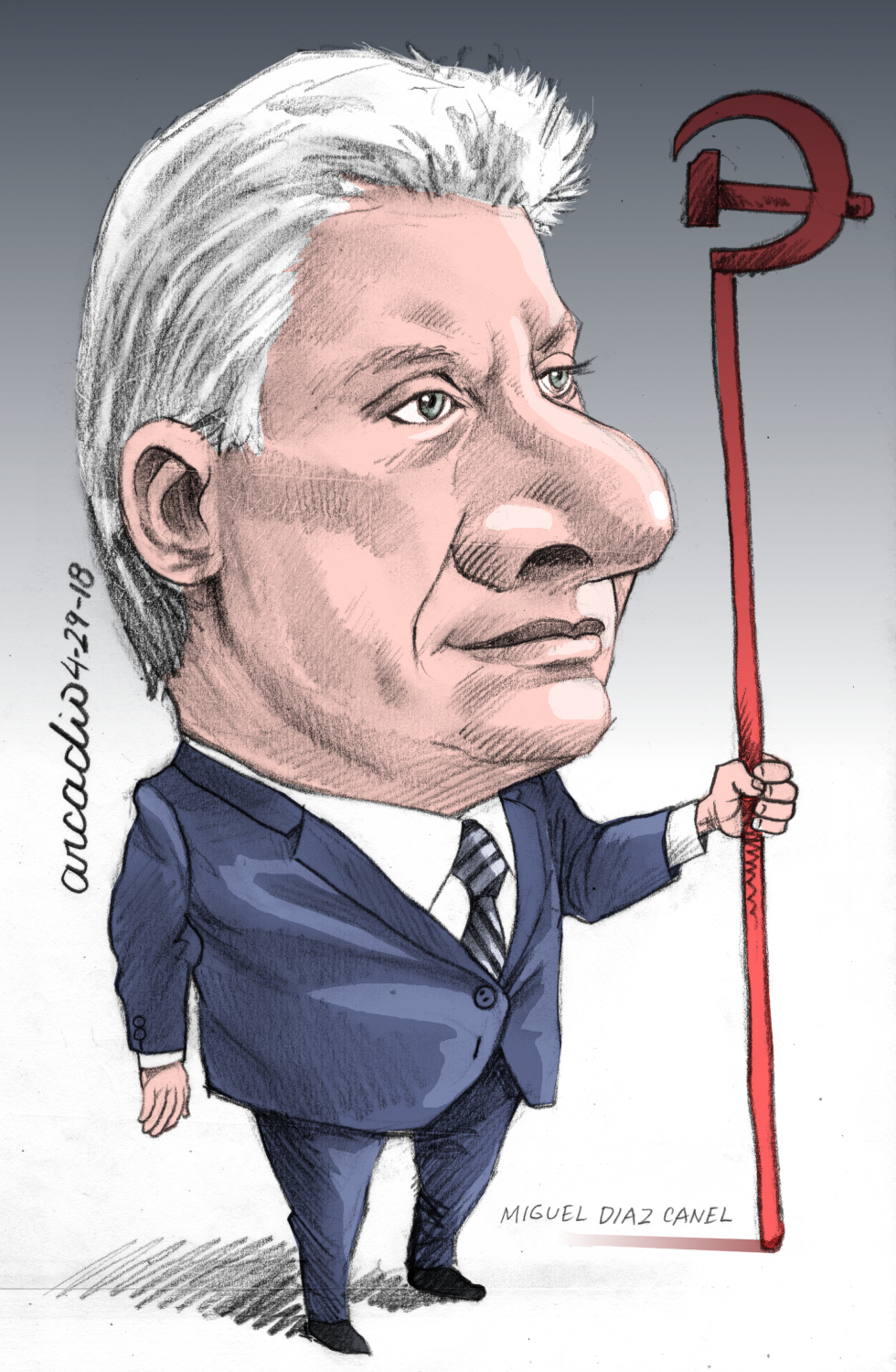  MIGUEL DíAZCANEL CUBA by Arcadio Esquivel