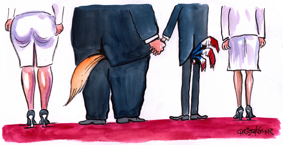 Bromance - Trump and Macron