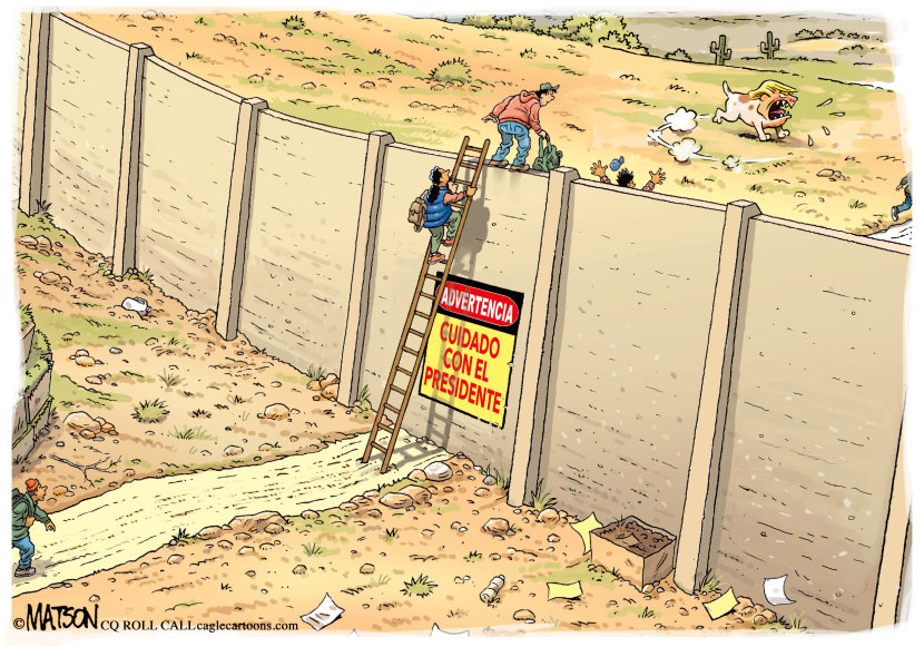 Trump Border Guard Dog SPANISH VERSION