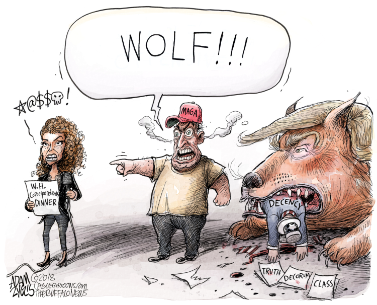 crying wolf drawing