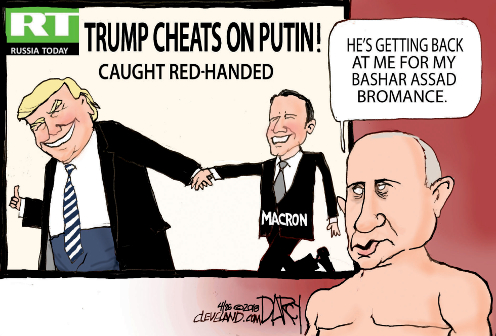 Macron-Trump Bromance