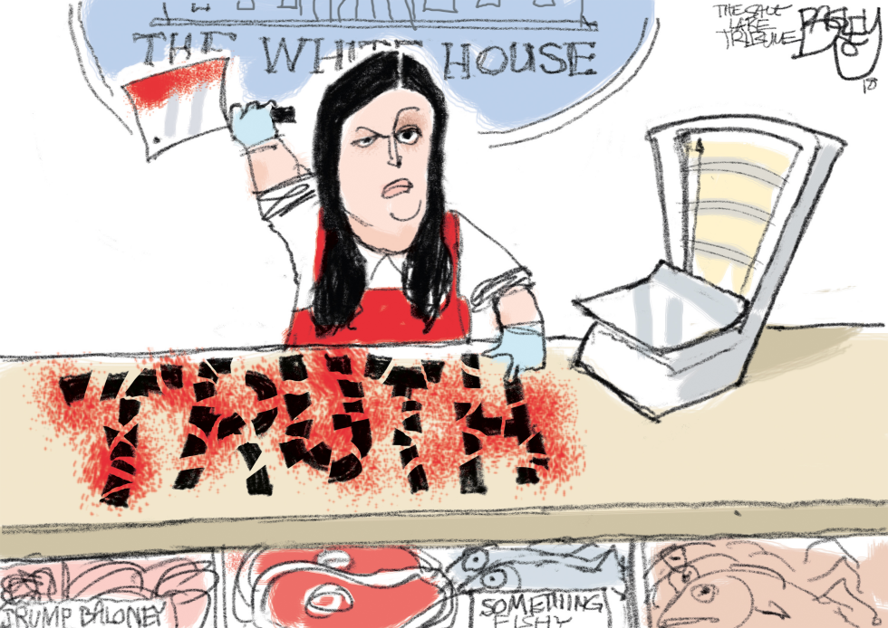  SARAH SANDERS by Pat Bagley