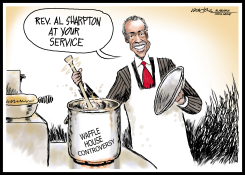 AL SHARPTON WAFFLE HOUSE by J.D. Crowe