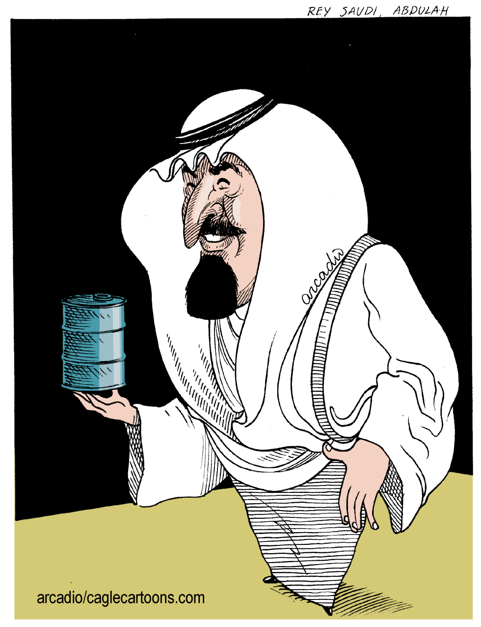  REY FAHD ARABIA SAUDITA by Arcadio Esquivel