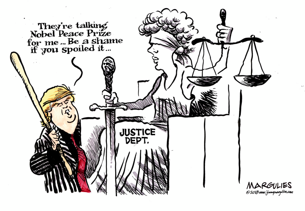 Nobel Peace Prize for Trump color