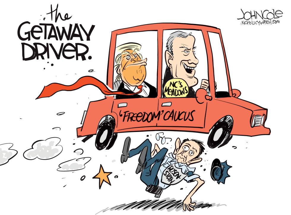 Trump's getaway driver