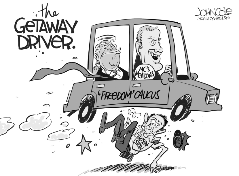 Trump's getaway driver