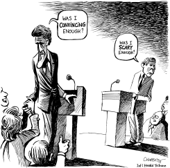 THE FINAL DEBATE by Patrick Chappatte