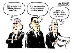 TRUMP LAWYER GIULIANI by Jimmy Margulies