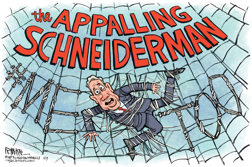  THE APPALLING SCHNEIDERMAN by Rick McKee