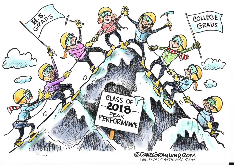  GRADS 2018 CLIMB by Dave Granlund