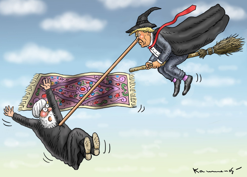 Trump and Rohani