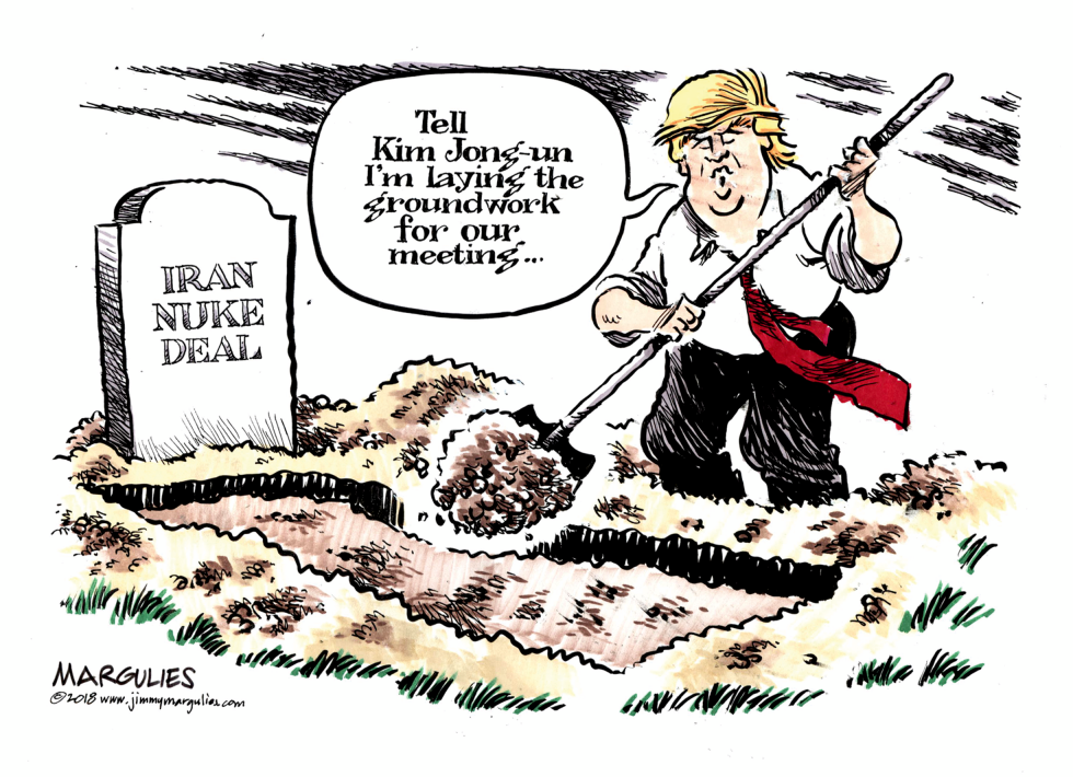 Trump and Iran Nuke Deal color
