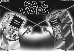 CAR WARS BW by Steve Greenberg
