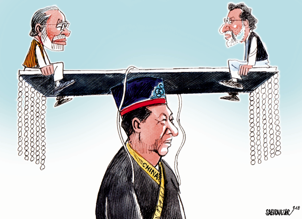 China balance Pakistan and India