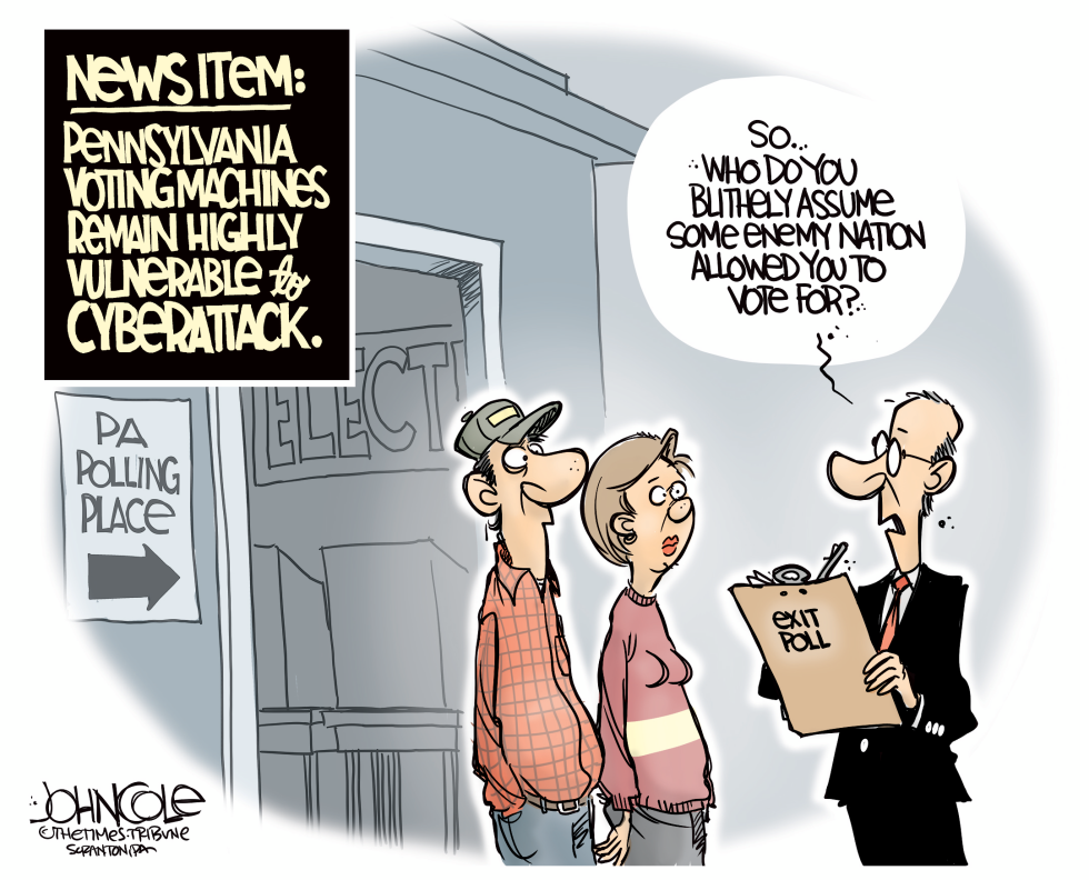 LOCAL PA Hacked voting machines