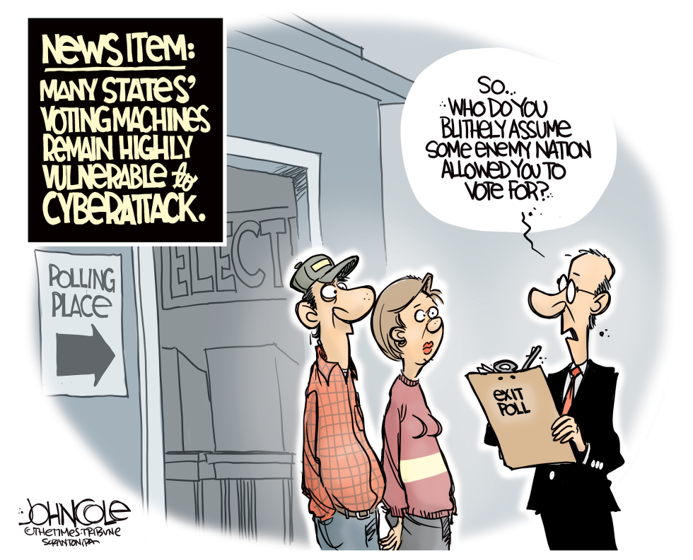 NATIONAL Hacked voting machines