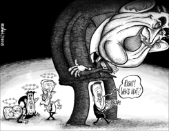 TORY LEADERSHIP CONTEST  by Brian Adcock
