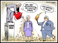 ALABAMA POLITICAL FIRESTORM by J.D. Crowe
